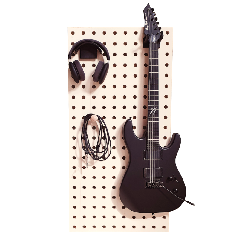Pegboard pour musicien, panneau perforé mural pour musicien