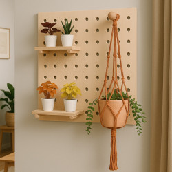 Pegboard décoration murale  500 *500mm