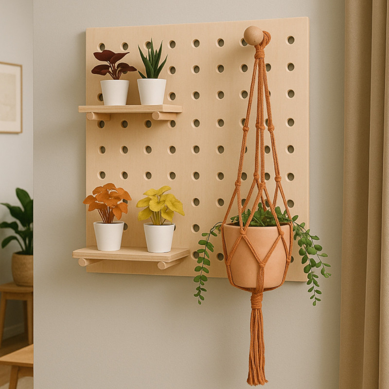 Pegboard décoration murale  500 *500mm