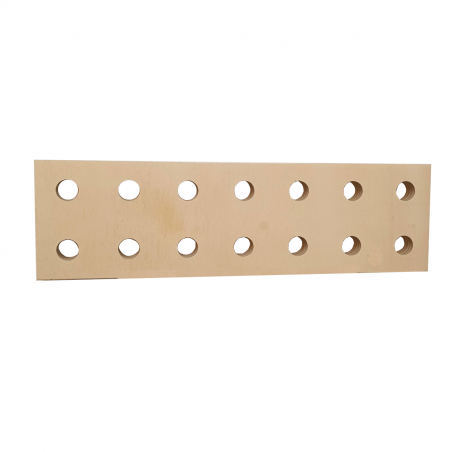 Plaque Pegboard 350x100mm contreplaque peulier 18mm