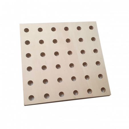 Plaque Pegboard 300 x 300 mm en Bois