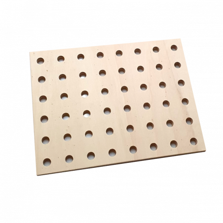 Plaque Pegboard 400 x 300 mm en Bois