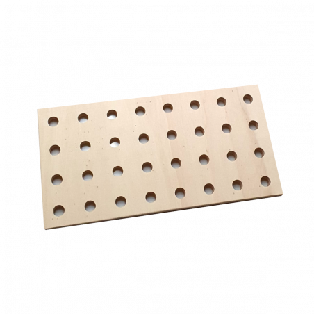 Plaque Pegboard 400 x 200 mm en Bois