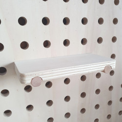 Tourillon  108mm pour petite étagère pegboard