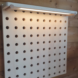 Etagère Gamme S 90mm x 500mm lumineuse