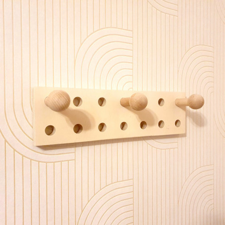 Pegboard porte manteau