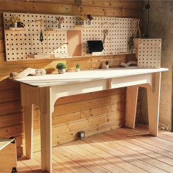🔨 Établi PopLine 2000x630mm – Bois Brut, DIY & Circuit Court | Plugwo